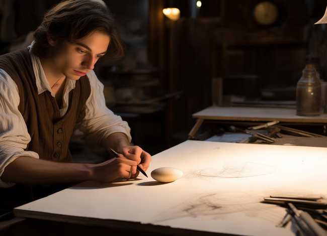 达芬奇画鸡蛋的故事 达芬奇画鸡蛋的故事完整版