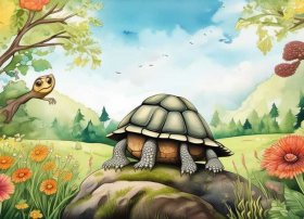 聪明的乌龟故事完整版，聪明的乌龟故事完整版绘本