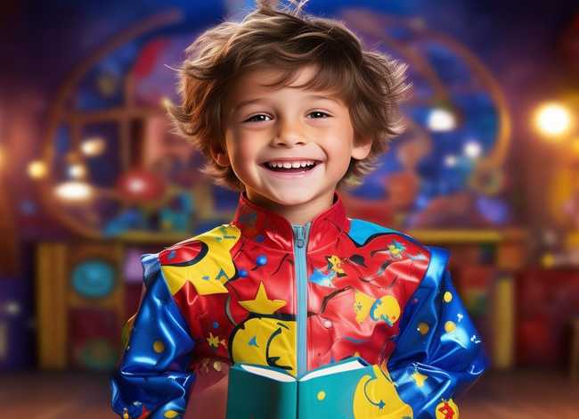 儿童讲故事男生服装；小男孩讲故事比赛服装