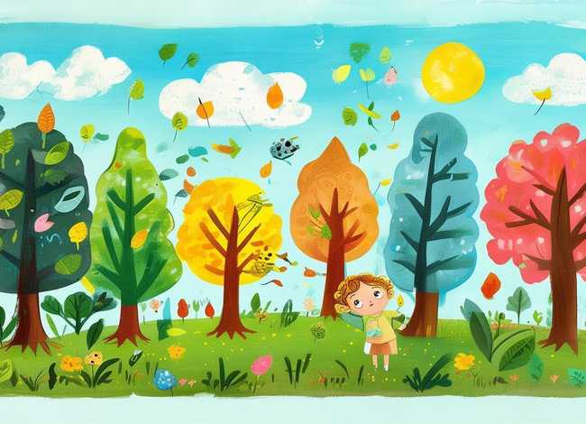 关于树的儿童绘本故事 - 关于树的幼儿绘本故事