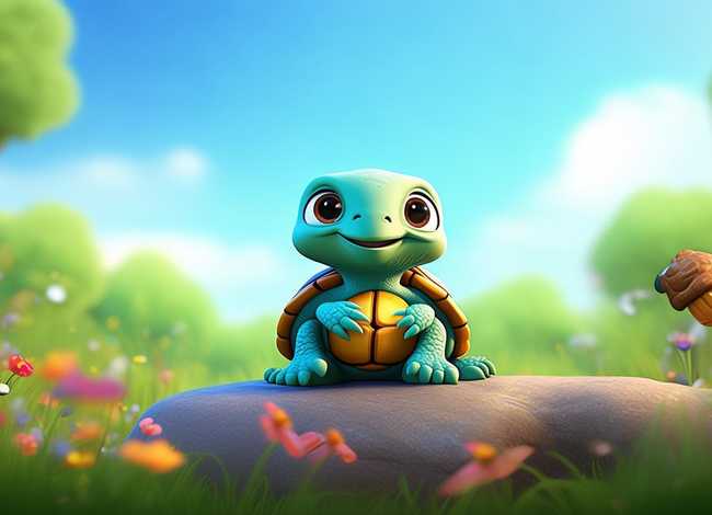 儿童故事聪明的乌龟；幼儿故事《聪明的小乌龟》