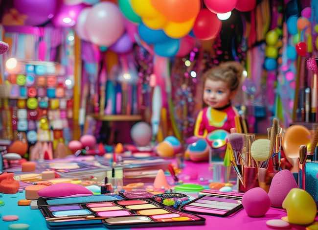儿童彩妆图片 儿童彩妆图片大全 舞台