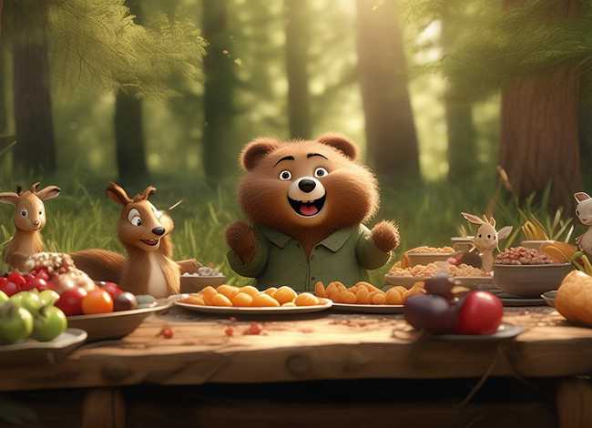 小熊请客的故事视频、小熊请客的故事视频大全