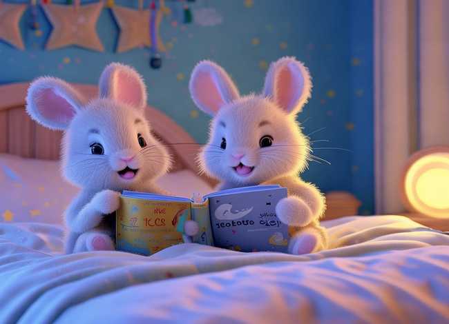 两只兔子的故事儿童绘本（两只兔子的睡前故事）