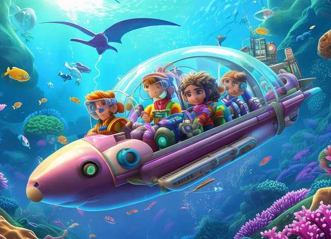 儿童故事海底小纵队故事 - 少儿故事海底小纵队