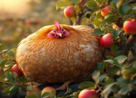 苹果树的故事 母鸡和苹果树的故事