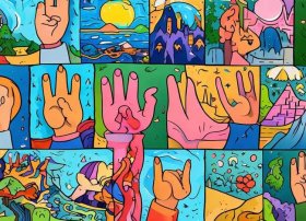 讲故事手势图片、讲故事手势图片大全