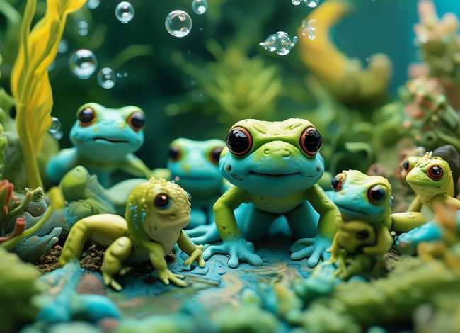 儿童故事小蝌蚪找妈妈彩泥（小蝌蚪找妈妈故事盒子彩泥）