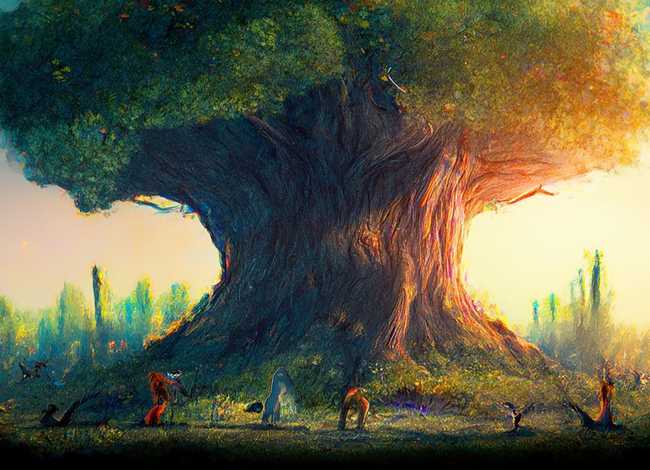 大树的故事创意画，大树的故事创意画怎么画