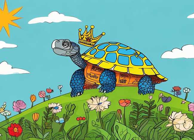 聪明的乌龟绘本故事（聪明的乌龟绘本故事封面简笔画）