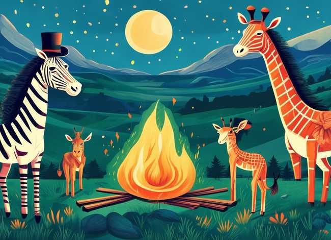 草原动物的儿童故事、草原上的动物故事