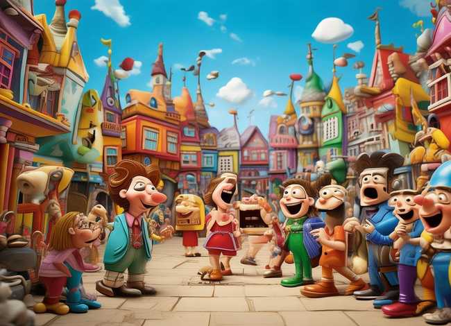 搞笑故事连环画、搞笑故事连环画图片