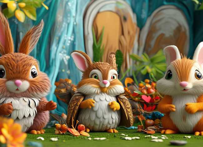 动物故事画简笔画大全、动物故事画简笔画大全可爱