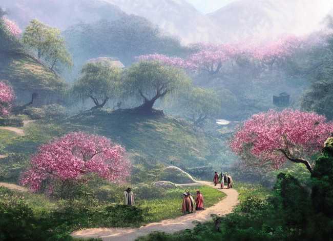 桃花源的故事；松居直桃花源的故事