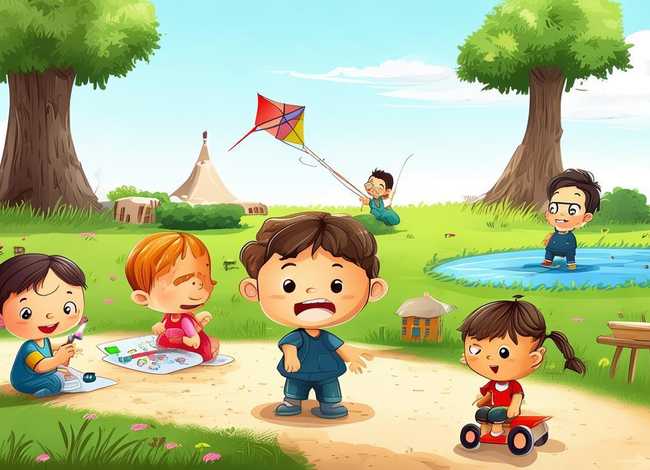 简笔故事画儿童3-6岁简单入门（简笔故事画6个画面）