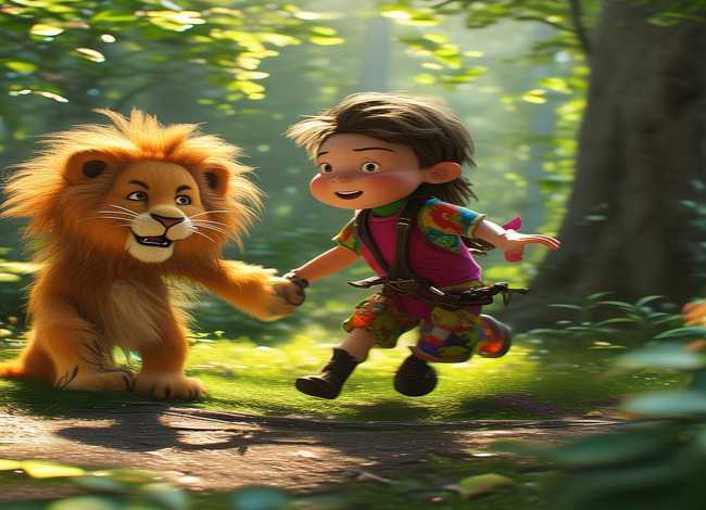 狮子猎人儿童故事、狮子与猎人儿童故事