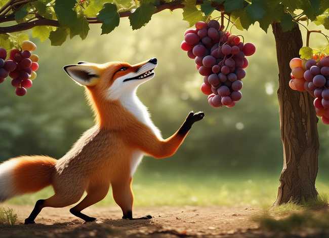狐狸和葡萄的故事原文伊索寓言（狐狸和葡萄的故事原文伊索寓言是什么）