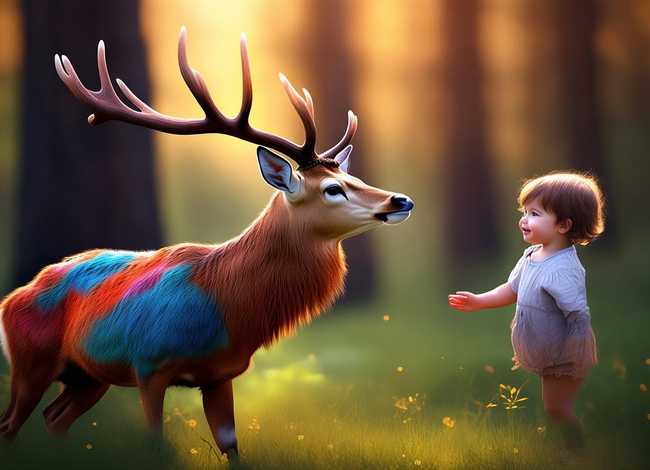 儿童九色鹿文字故事 - 九色鹿故事内容文字