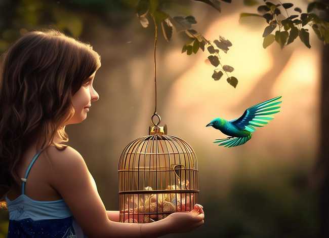 儿童睡前故事寓言青鸟（青鸟的寓言故事）