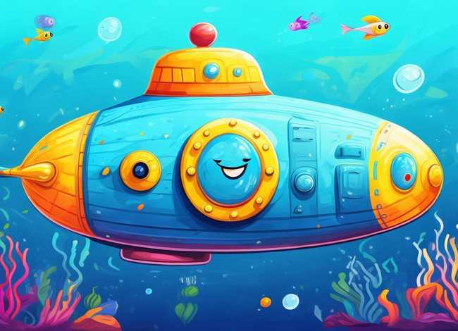 潜水艇儿童画作品、潜水艇儿童画作品图片 潜水艇儿童画作品、潜水艇儿童画作品图片