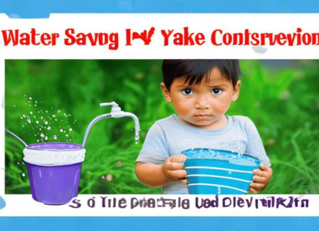 儿童节约用水海报图片，儿童节约用水海报图片简单