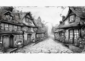 黑白画绘本故事、黑白画绘本故事怎么画