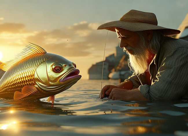 听故事渔夫和金鱼的故事 我想听渔夫和金鱼的故事