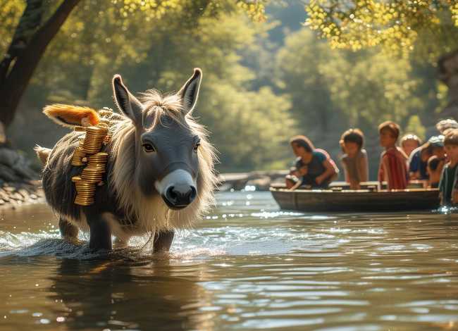 驴子过河的故事（驴子过河的故事的明白的道理）