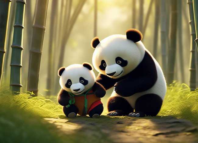 儿童故事熊猫父子（熊猫幼儿故事）