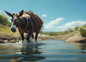 驴子过河寓言 驴子过河寓言告诉我们1个什么道理
