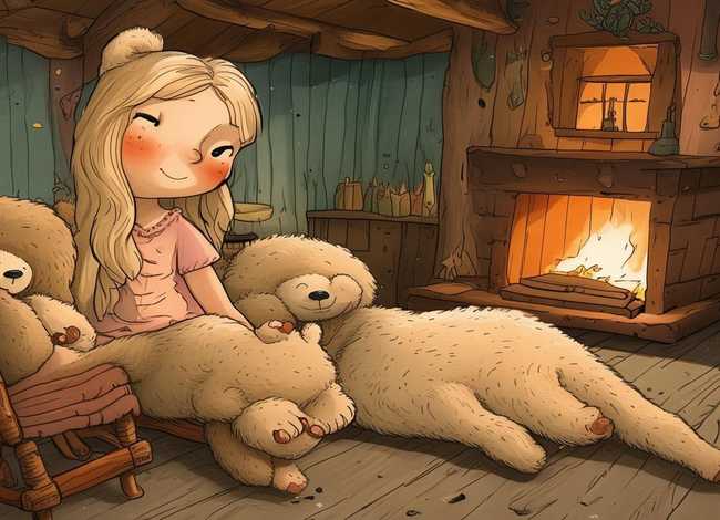 儿童故事金发女孩和三只熊的故事 金发女孩和三只熊的故事绘本