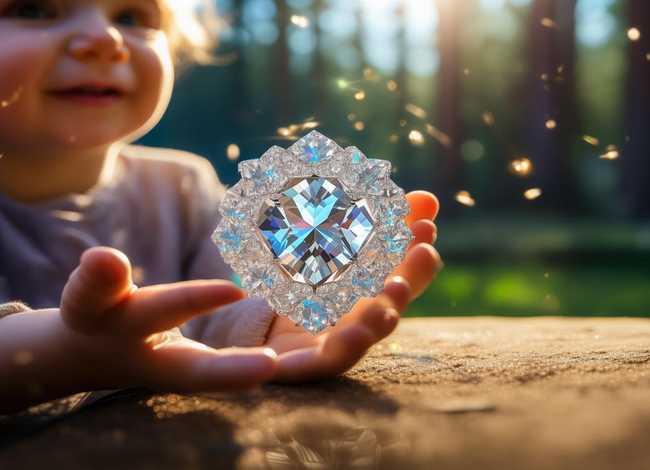 儿童钻石故事，少儿故事钻石项链