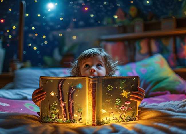 儿童睡前童话故事大拇指；大拇指故事图片