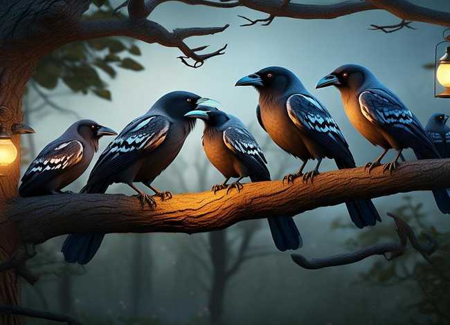七只乌鸦的睡前故事、七只乌鸦的睡前故事图片