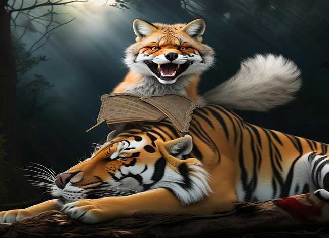 狐假虎威的故事视频一等奖；狐假虎威故事表演视频一等奖