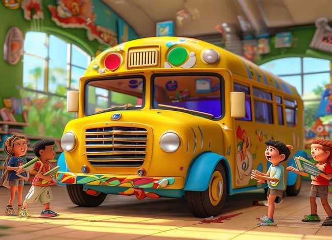 校车绘本故事，神奇校车绘本故事