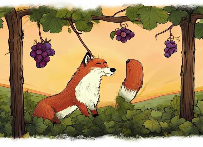 狐狸和葡萄的故事绘本 - 狐狸和葡萄的故事绘本教案