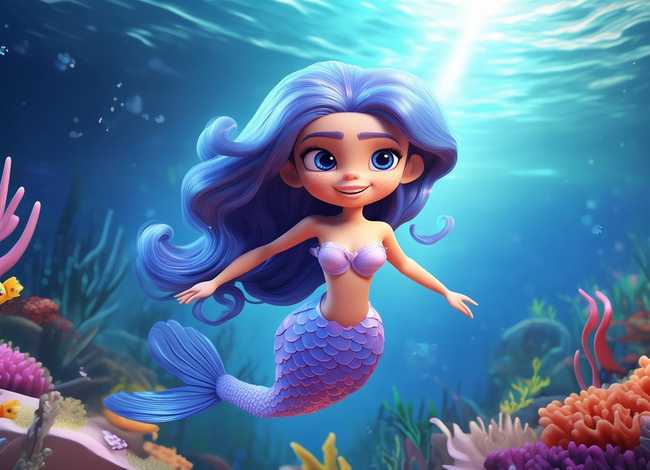 儿童视频美人鱼故事；幼儿故事美人鱼视频