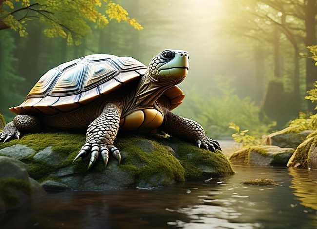 聪明的乌龟故事视频 - 聪明的乌龟故事视频背景图