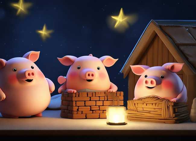 儿童故事大全睡前故事，儿童故事大全睡前故事三只小猪