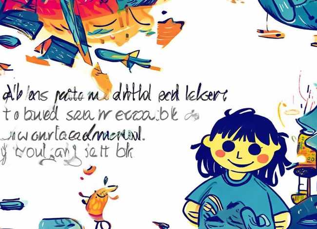 儿童故事图片带字简单（儿童故事图片带字）