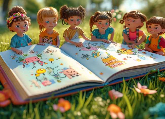 制作儿童故事书图片 幼儿制作故事图书