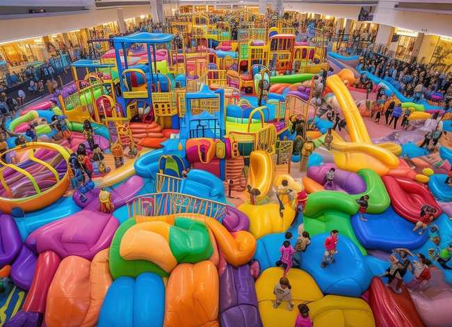商场里面的儿童乐园有多大、大型商场内的儿童乐园挣钱吗