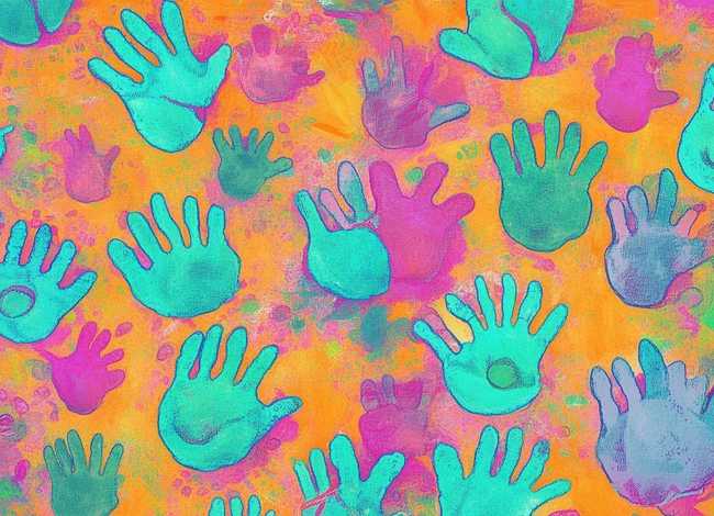 手掌绘本 - 手掌印绘本