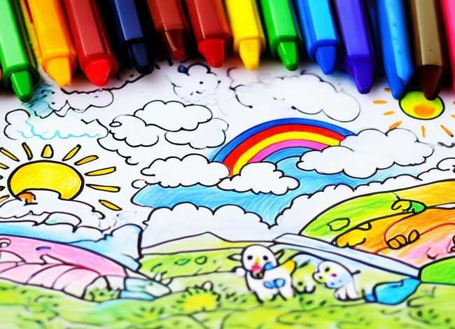 儿童填色；儿童填色画大全600多张