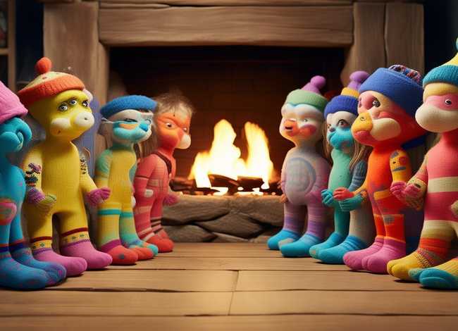 袜子故事儿童袜 - 幼儿园袜子的故事