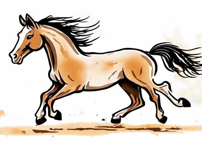 马的成语简笔画（马的成语简笔画大全）