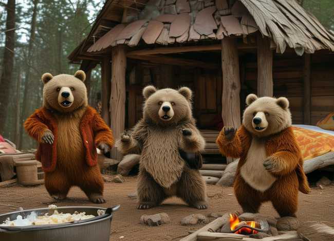 三只熊故事表演、三只熊故事表演教案