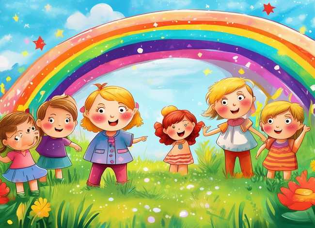彩虹故事儿童、彩虹幼儿故事