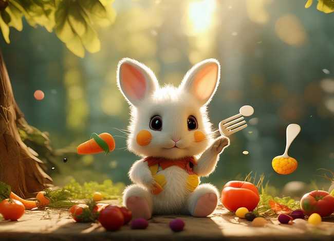 儿童宝宝绘本故事爱挑食的小白兔 绘本爱挑食的小白兔故事视频